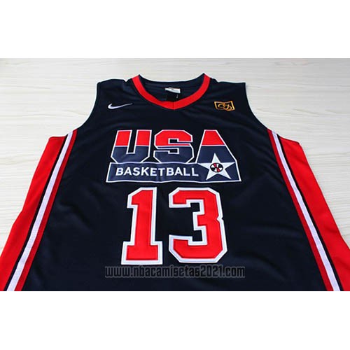 Camiseta USA 1992 Chris Mullin #13 Negro